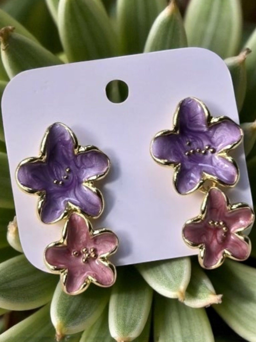 DKane Designs Floral Drop Earrings