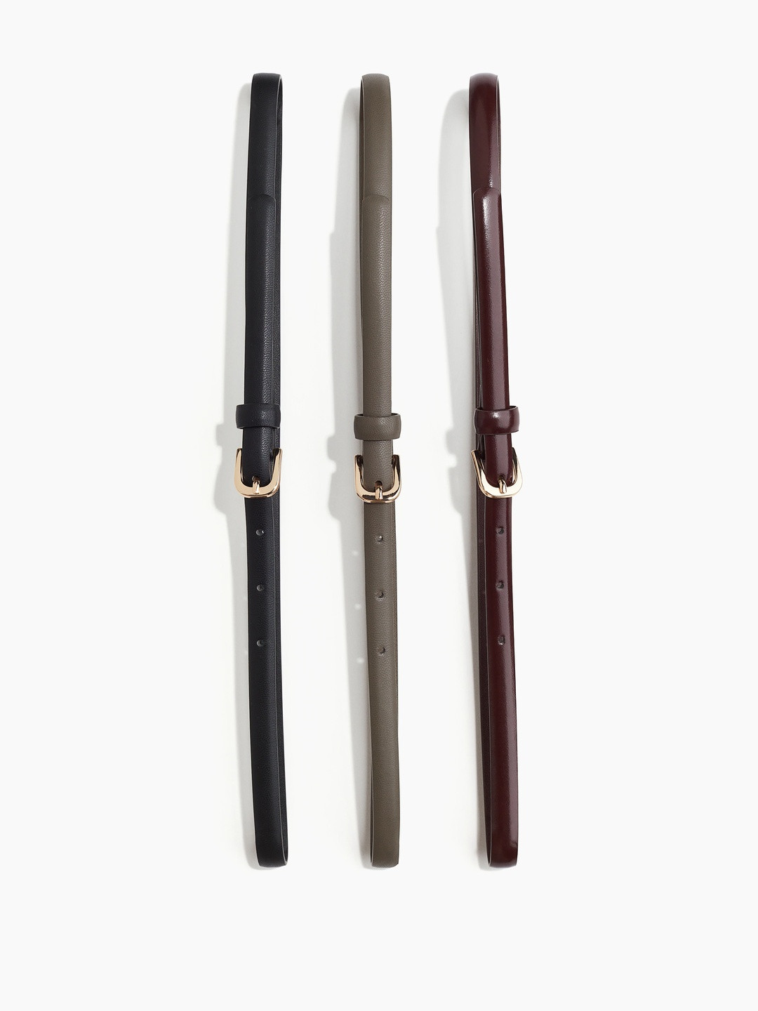 H&M 3-Pack Narrow Belts