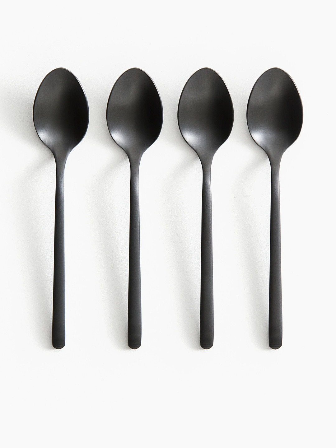 H&M Black 4-Pack Teaspoons