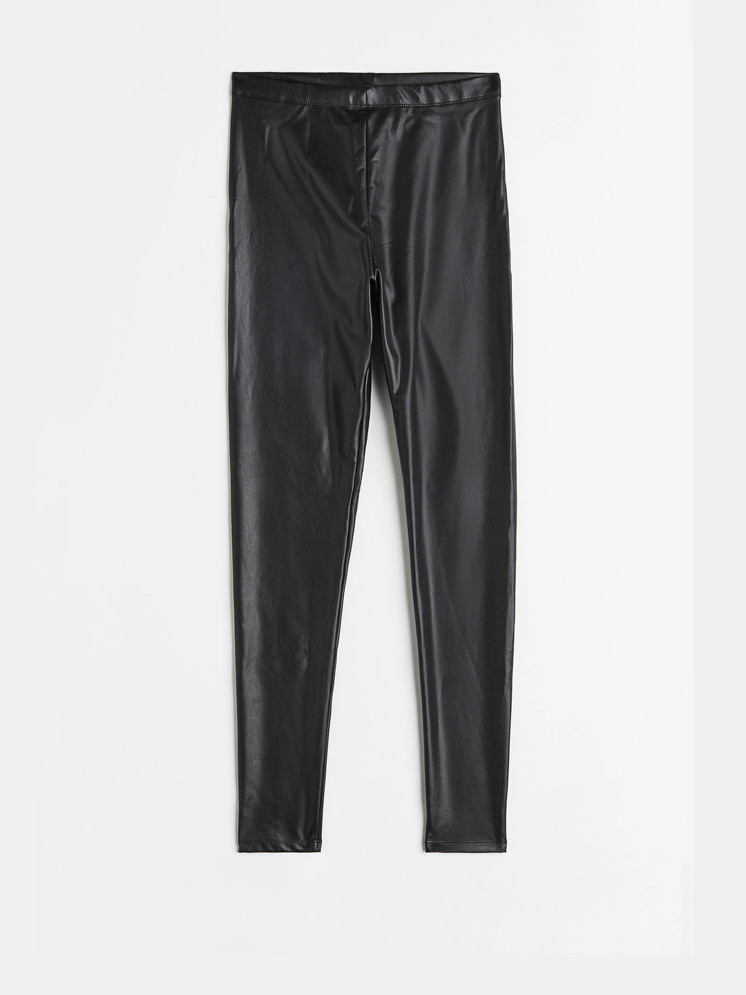 H&M Black Imitation Leather Leggings