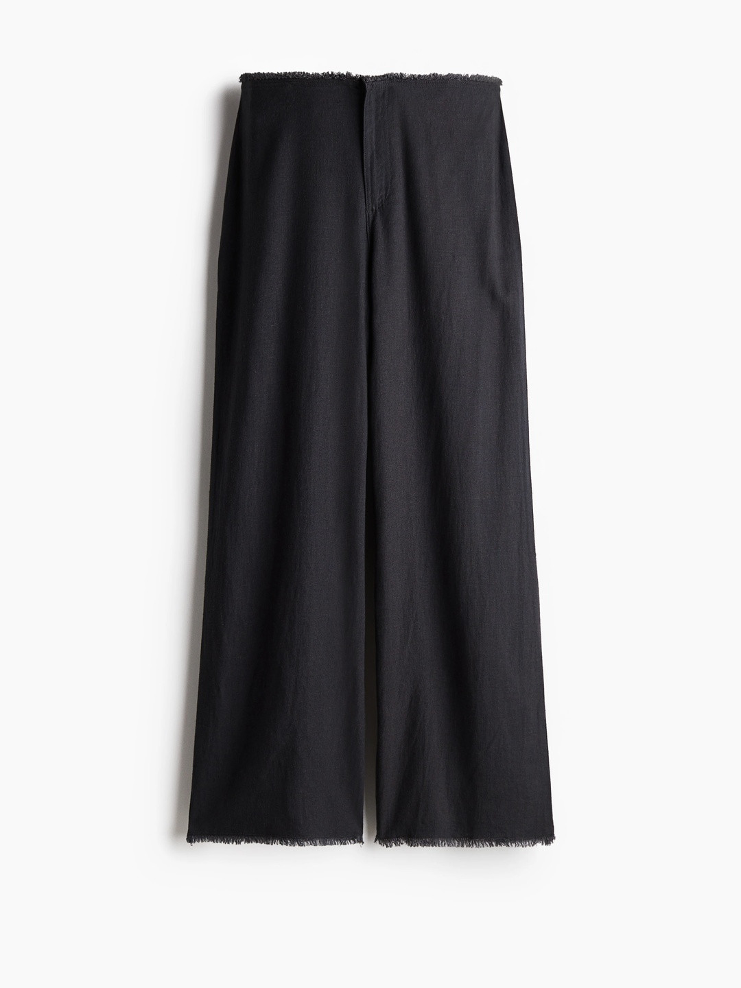 H&M Frayed-Edge Trousers