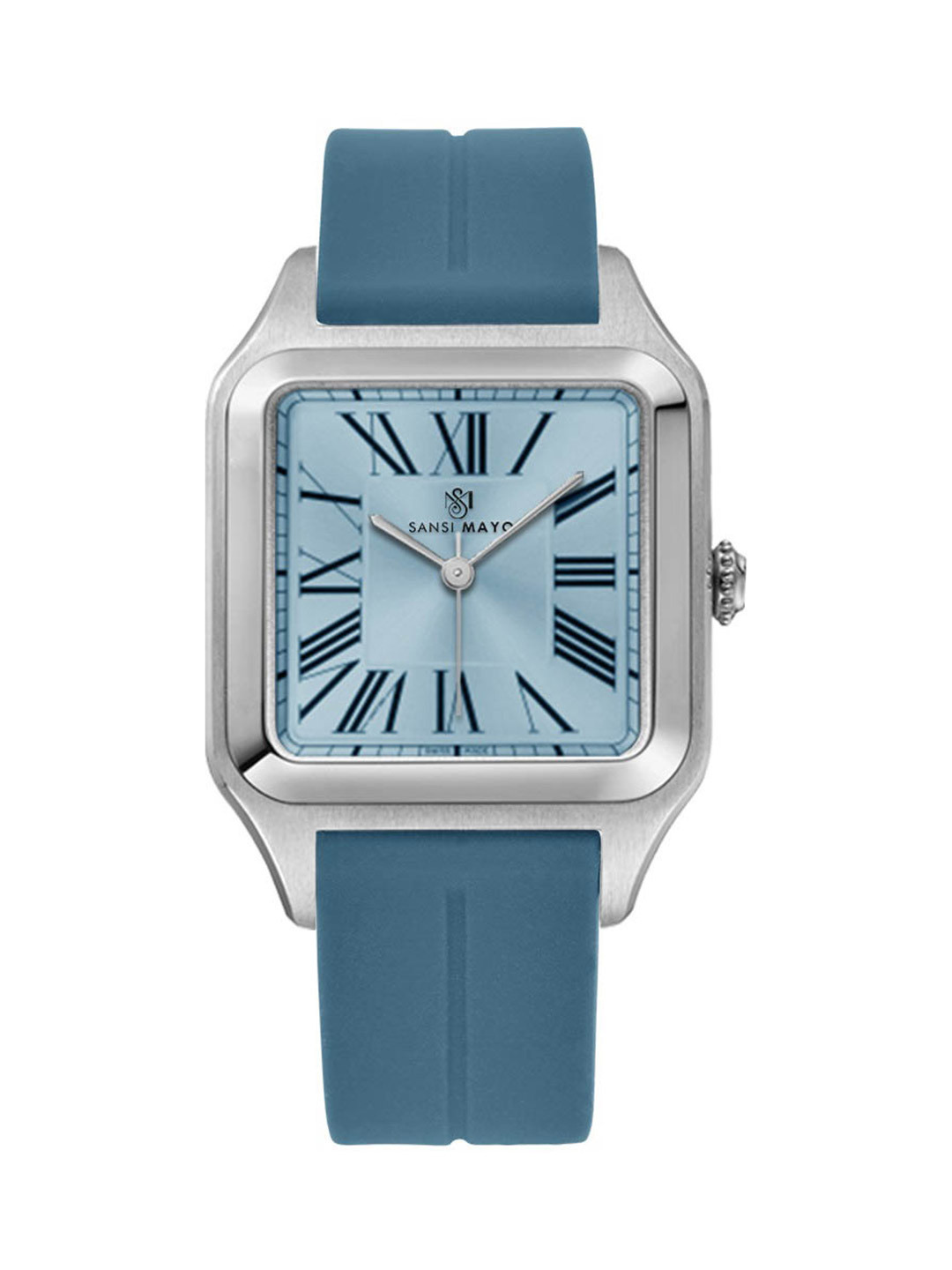 SANSIMAYO Albert Men Bracelet Style Straps Analogue Watch SM-M-190-SB-S-SB