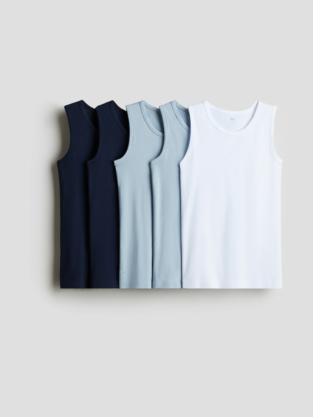 H&M 5-Pack Cotton Vest Tops