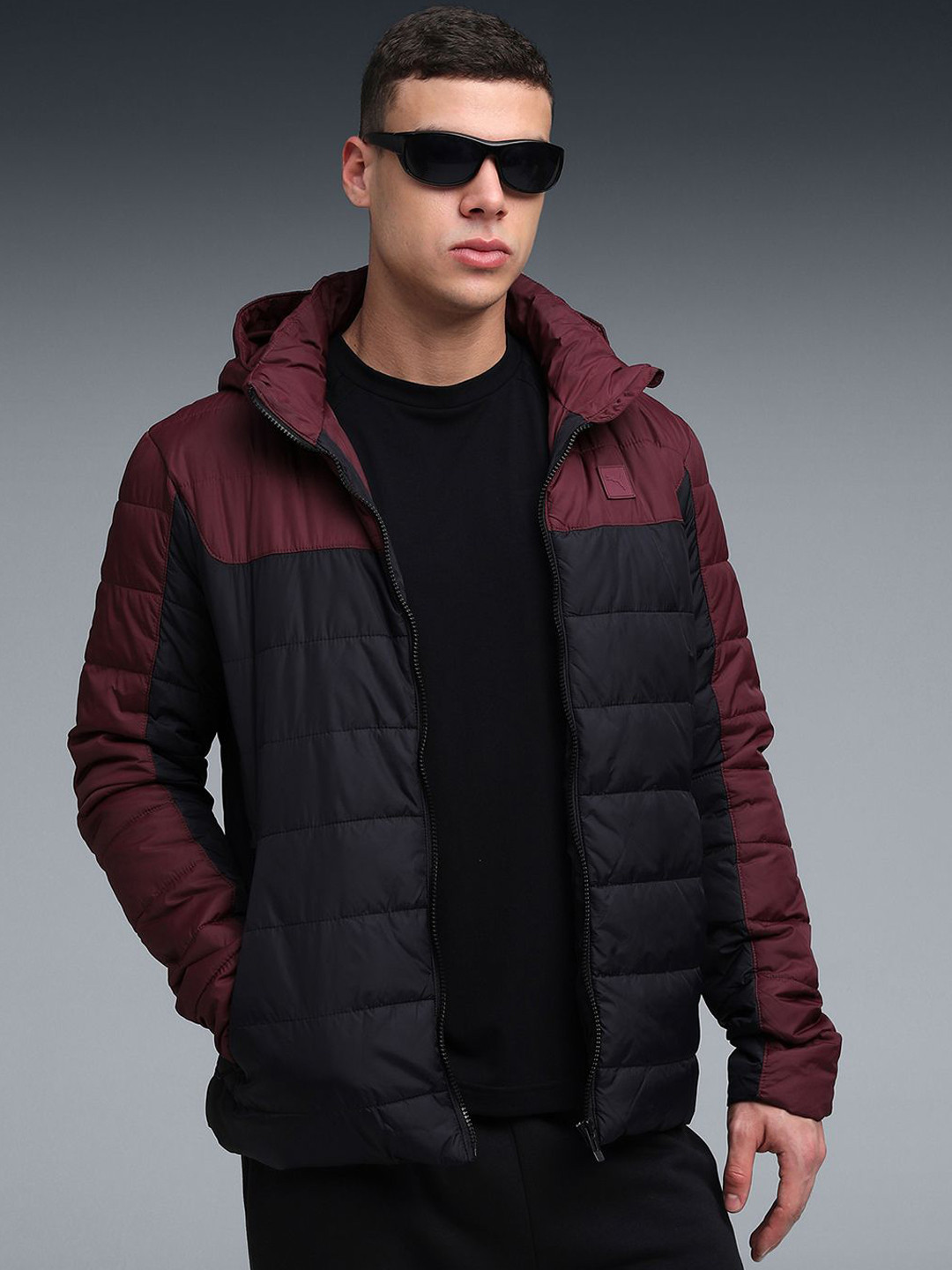 Puma Essentials Men Colorblock Insulated Padded Jacket