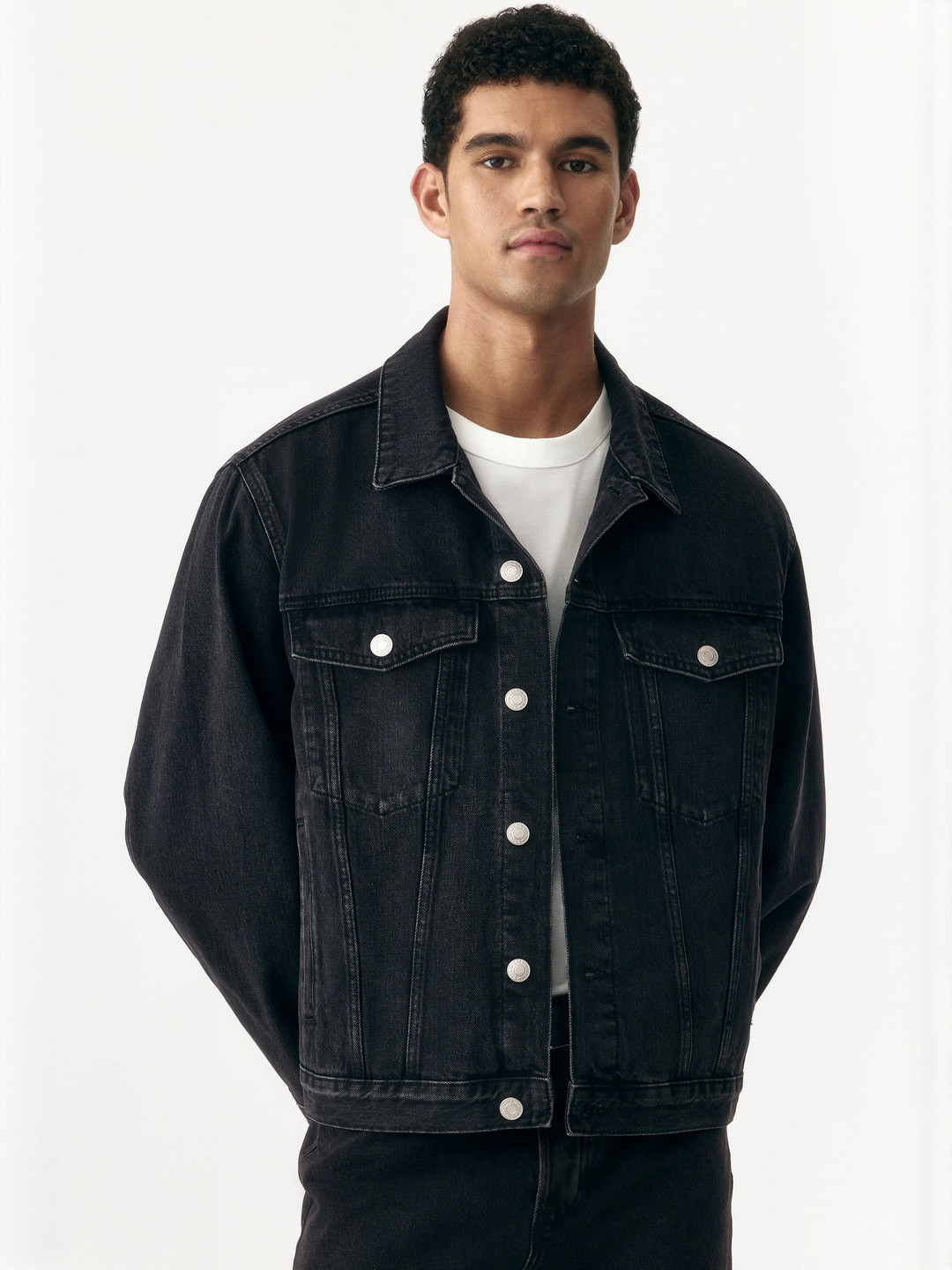 H&M Loose Fit Denim Jacket