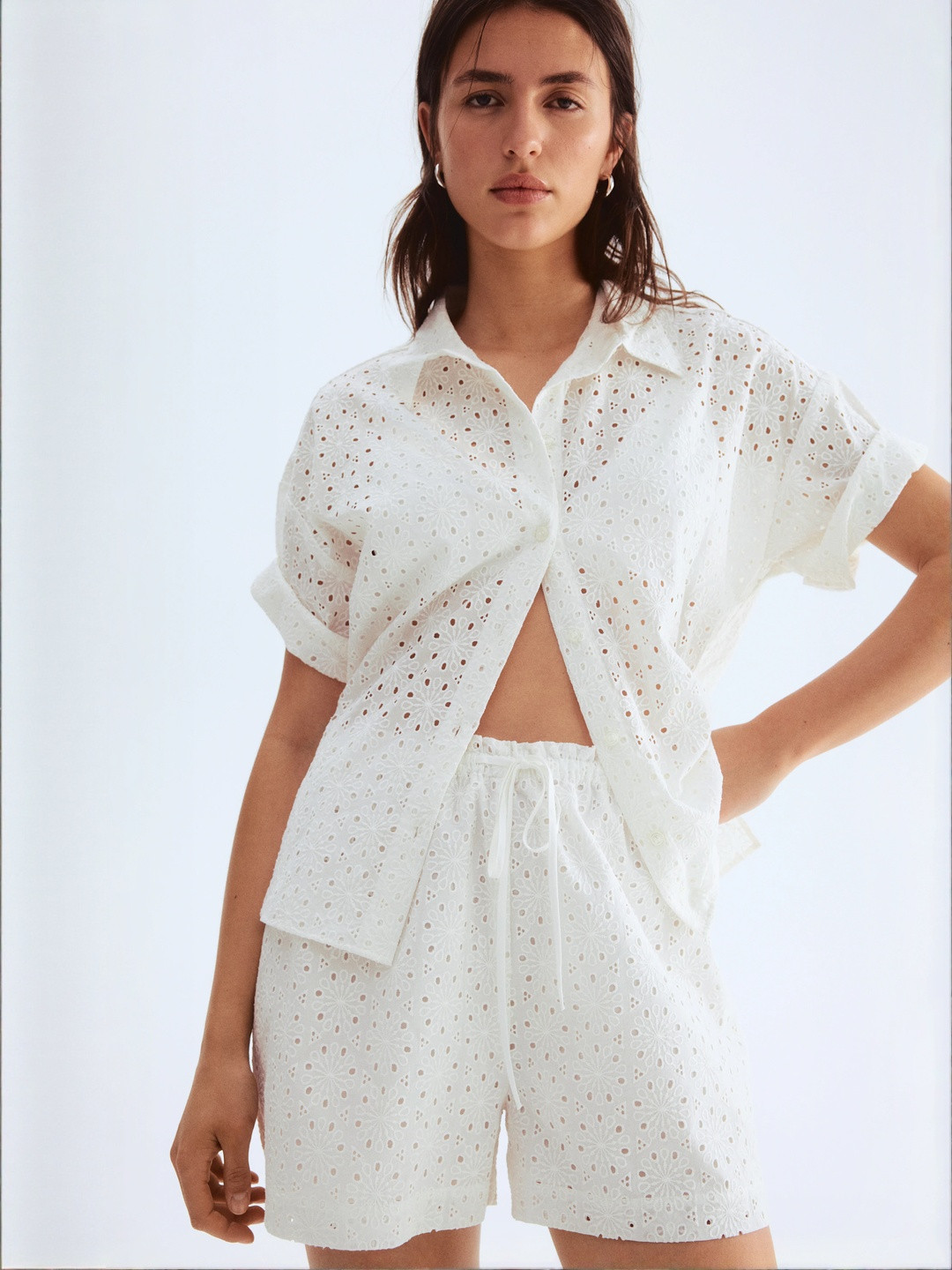 H&M Broderie Anglaise Shorts