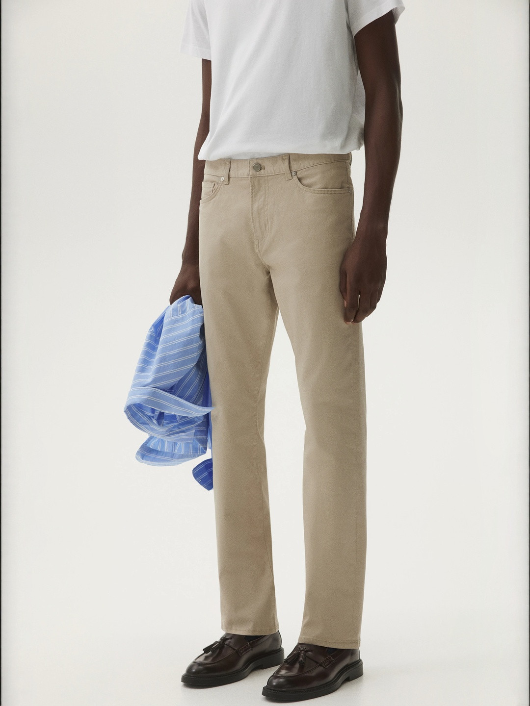 H&M Slim Fit 5-Pocket Trousers