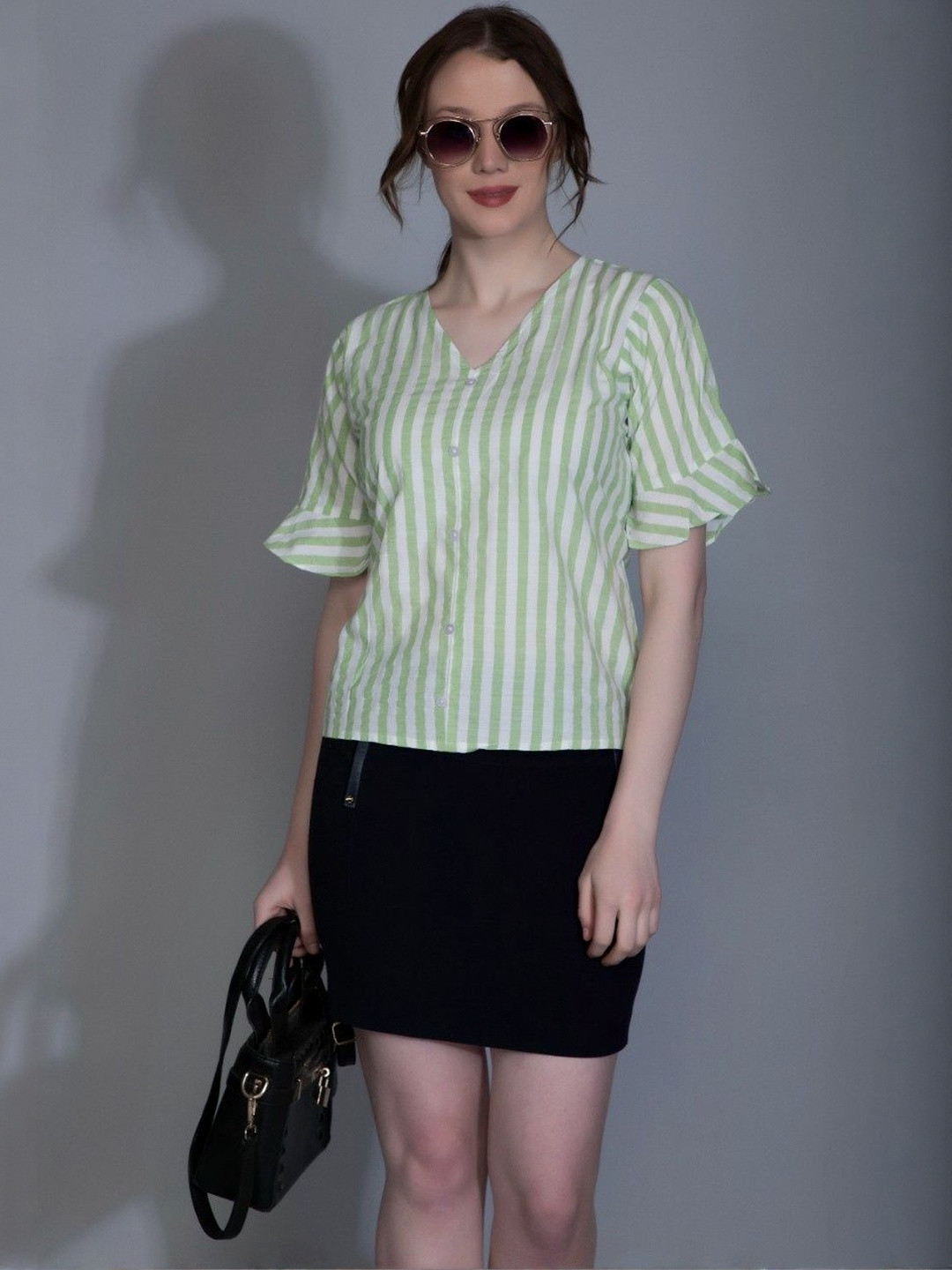 LERIYA FASHION Women Cotton Top