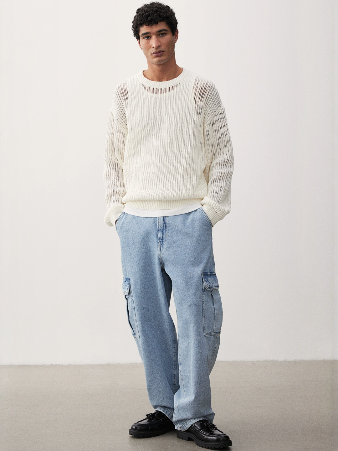 H&M Loose Cargo Jeans