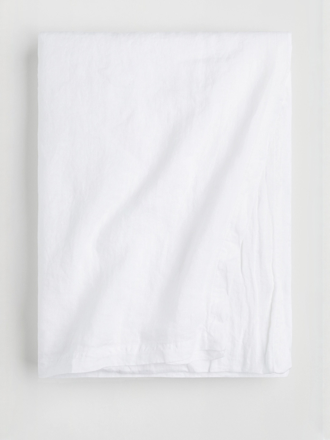H&M White Washed Linen Tablecloth