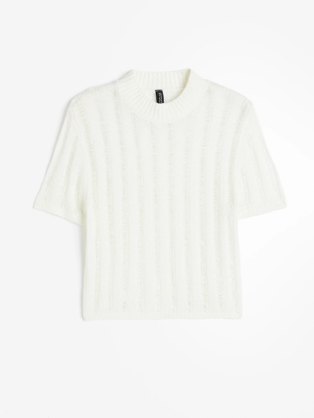H&M Ladder Stitch-Look Knitted Top