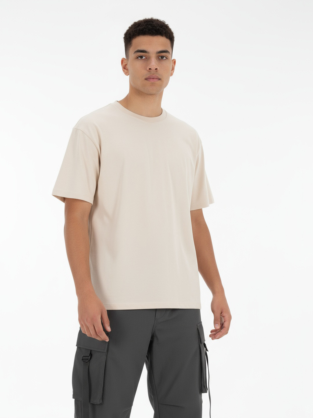 glitchez Relaxed Raw Hem T-shirt