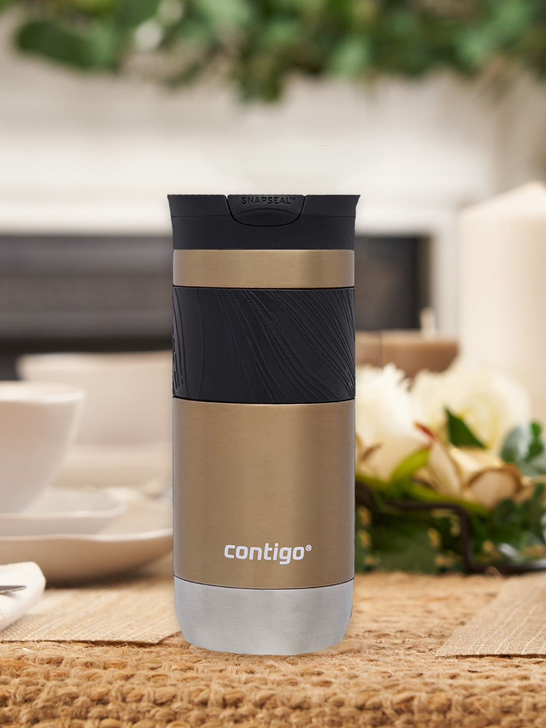 Contigo Byron2.0 Thermosteel Double-wall Leak-Proof Insulated Travel Mug for Men 470ml