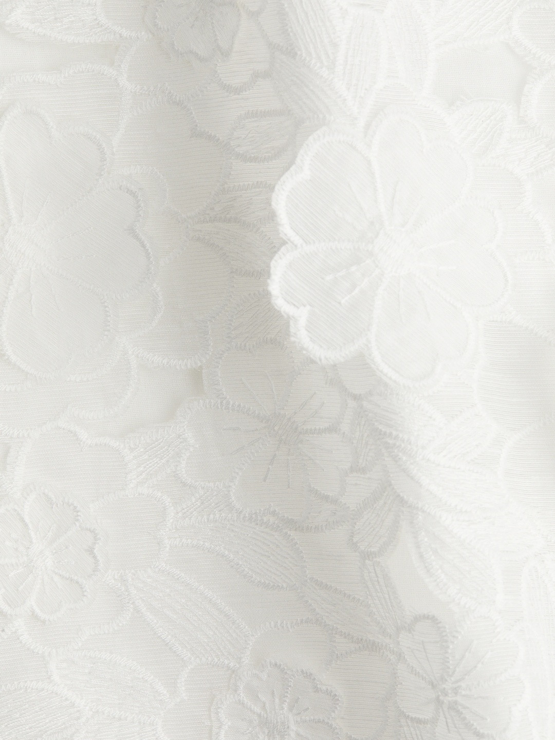 H&M Appliqud Linen-Blend Shift Dress