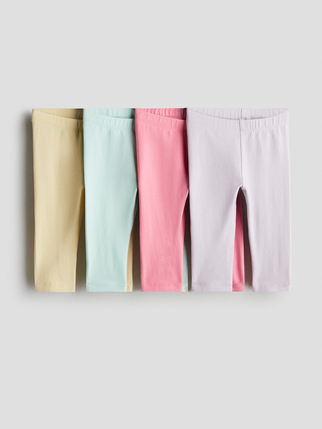 H&M 4-Pack Cotton Jersey Leggings