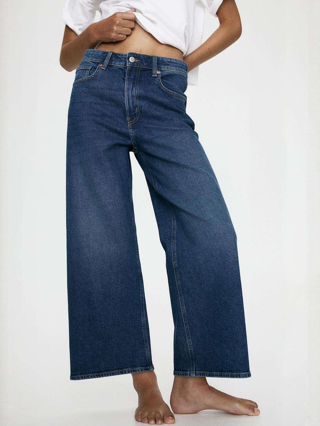 H&M Women Wide Regular Fit Jeans