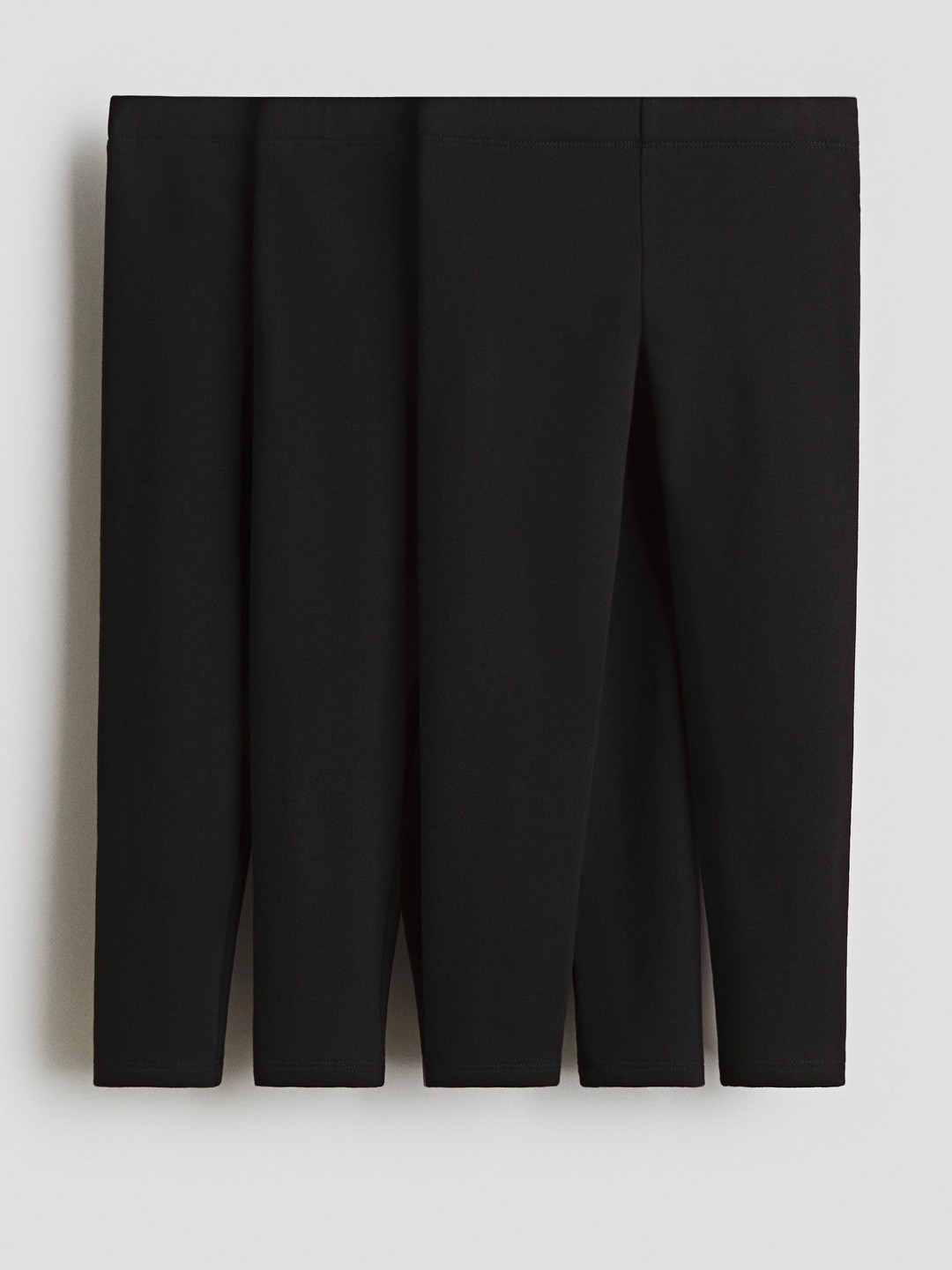 H&M Girls 3-Pack Brushed-Inside Jersey Leggings