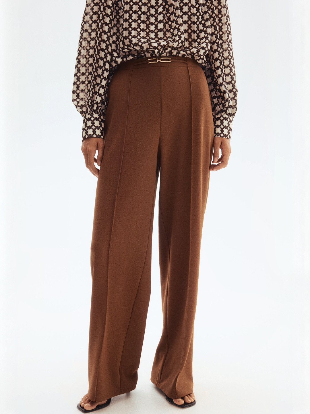 H&M Belt-Detail Trousers