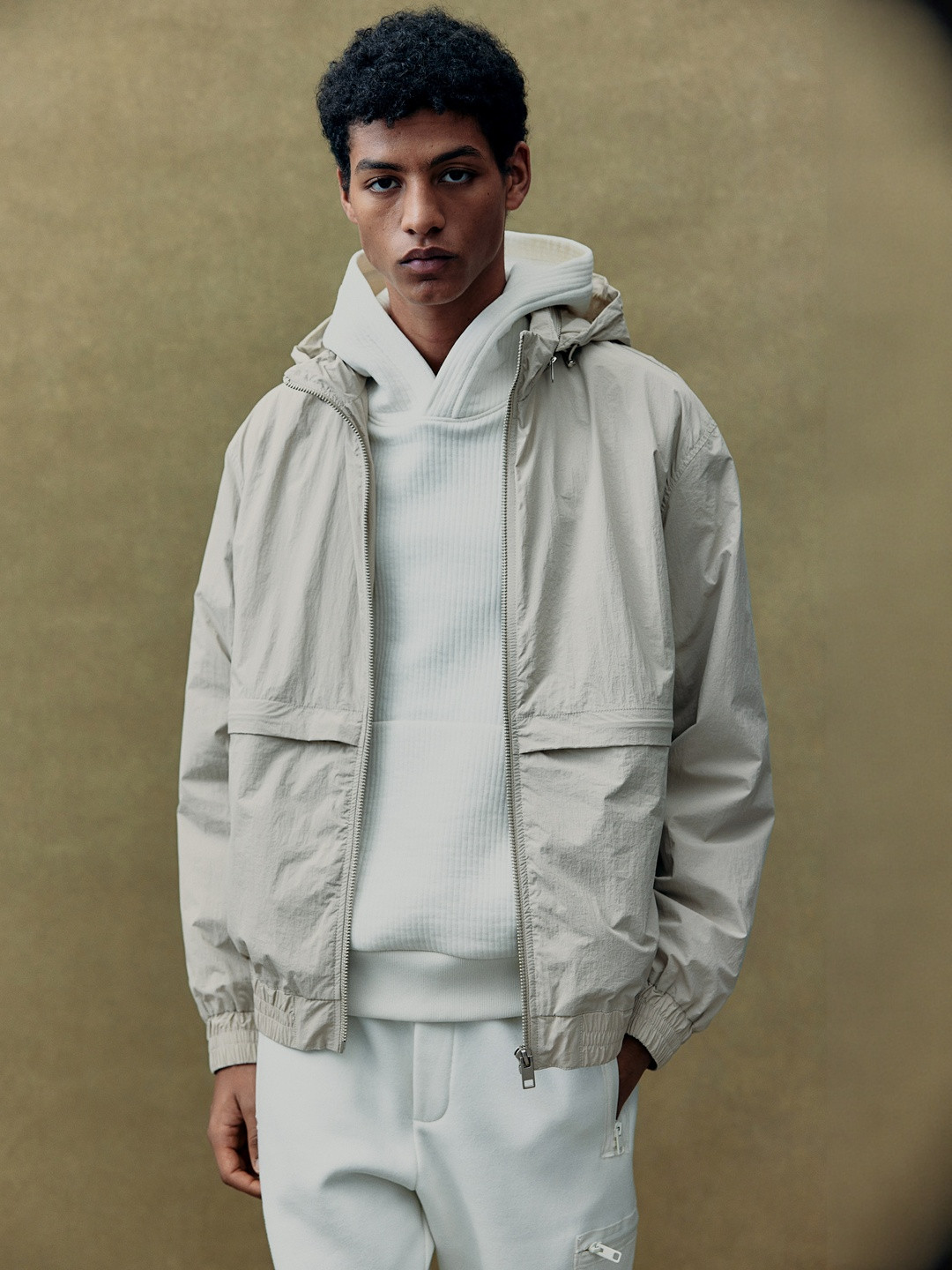 H&M Loose Fit Nylon Windbreaker