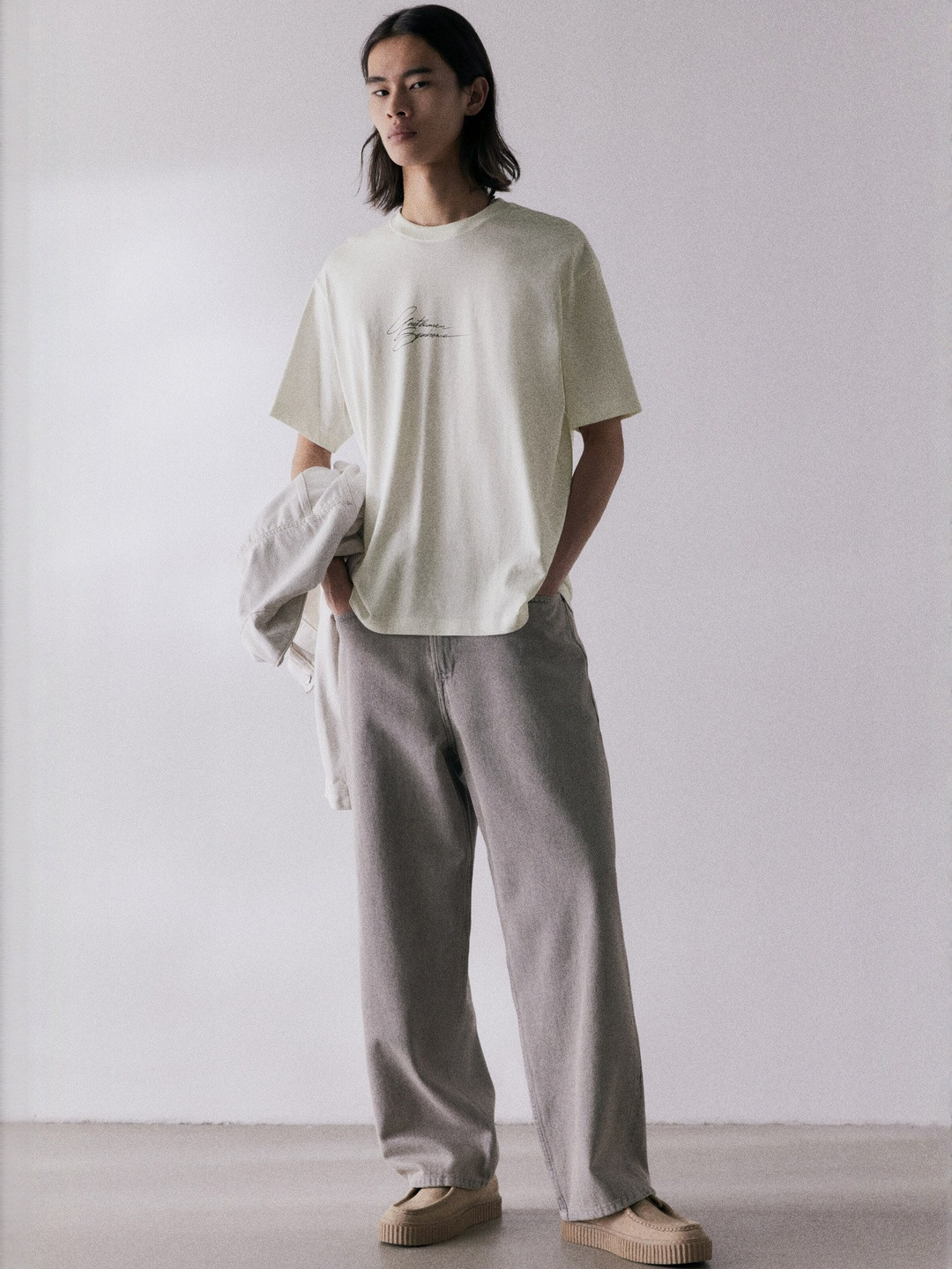 H&M Loose Fit Printed T-shirt