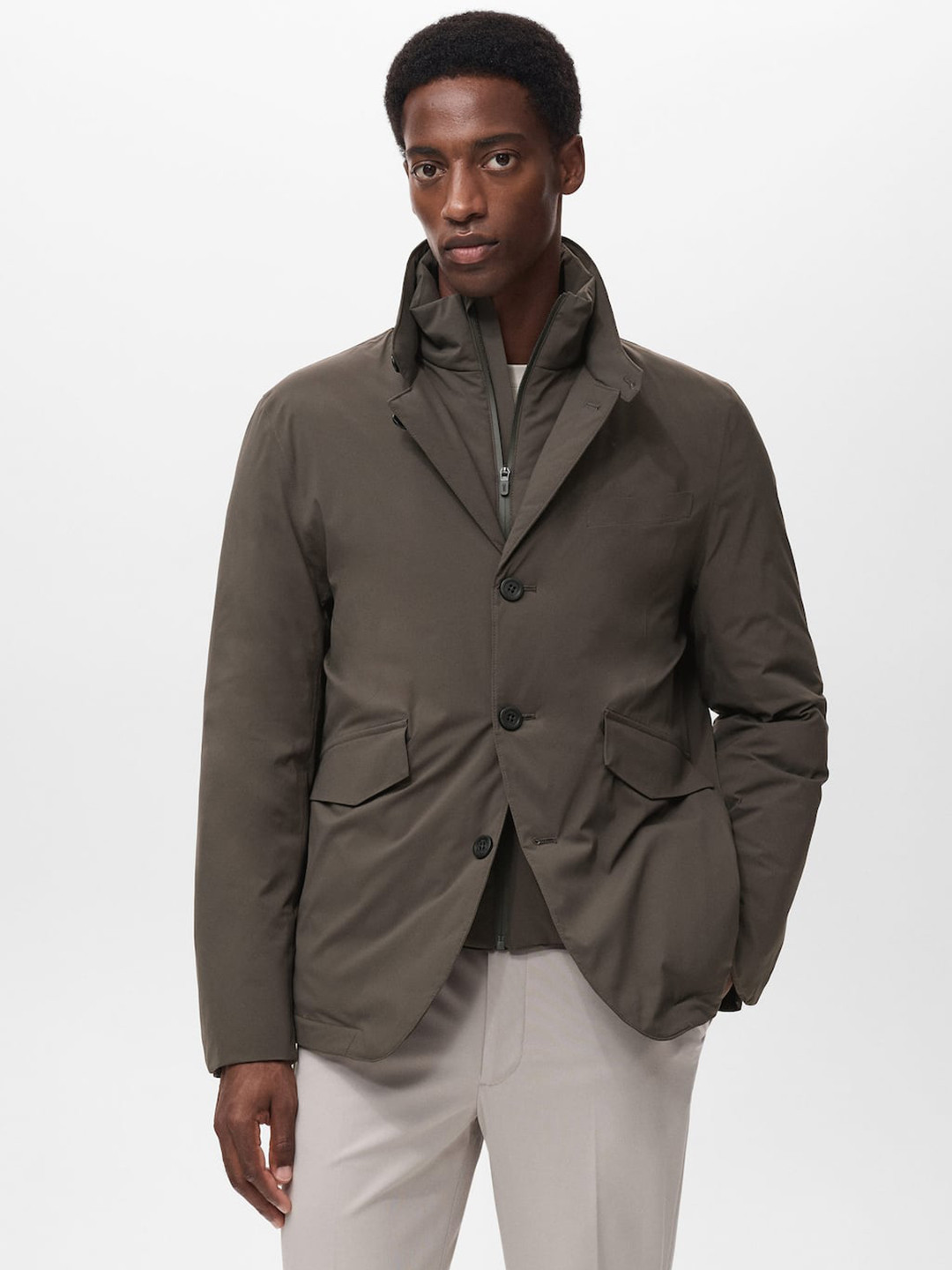 MANGO MAN Waterproof Double Jacket with Thermolite Insulation