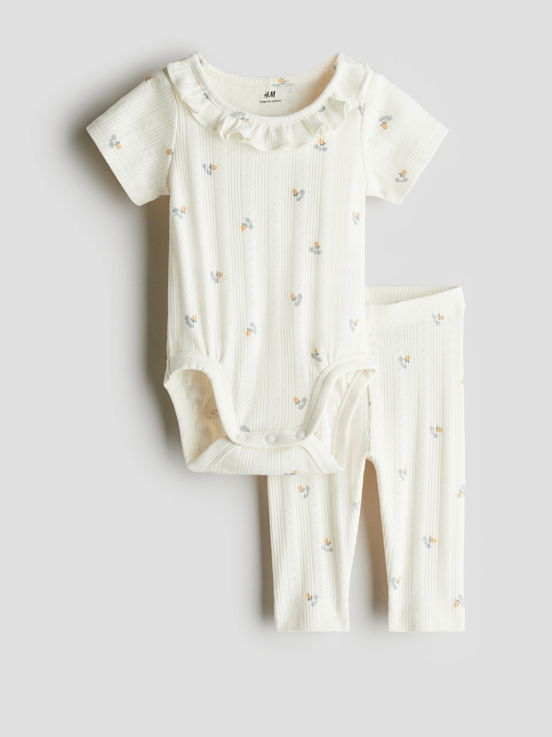 H&M 2-Piece Pointelle Cotton Set