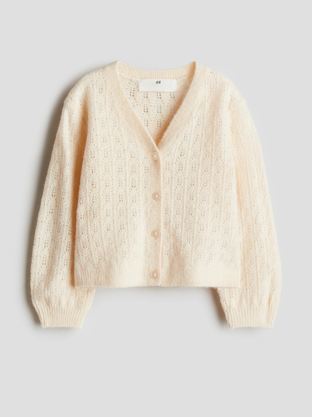 H&M Pointelle-Knit Cardigan