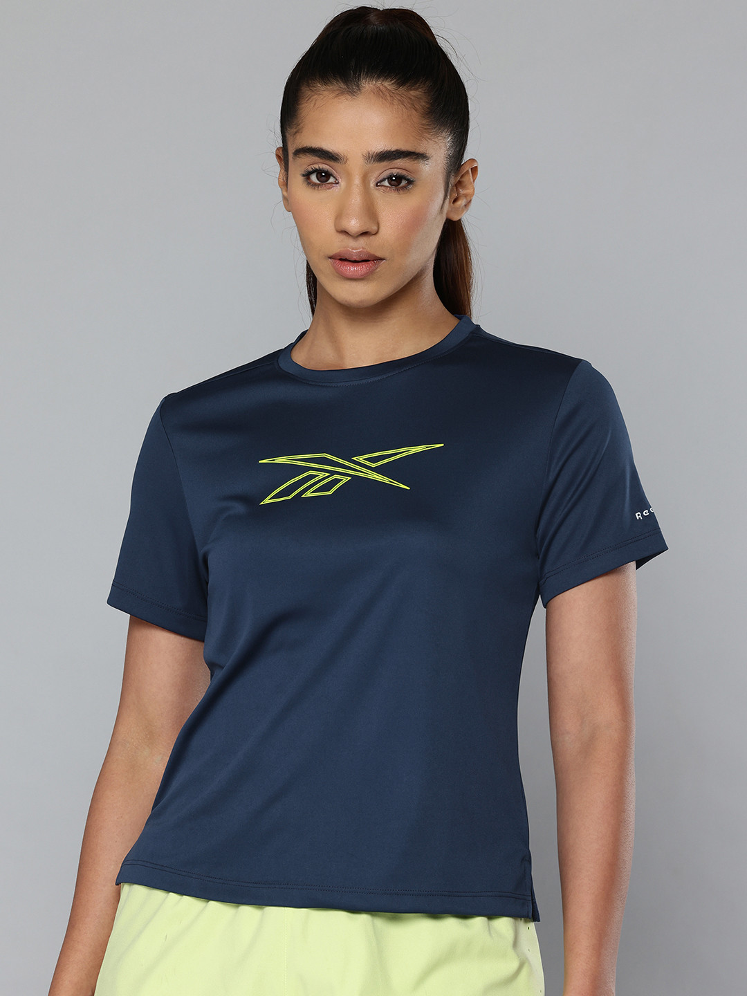 Reebok Brand Logo Print Speedwick T-shirt