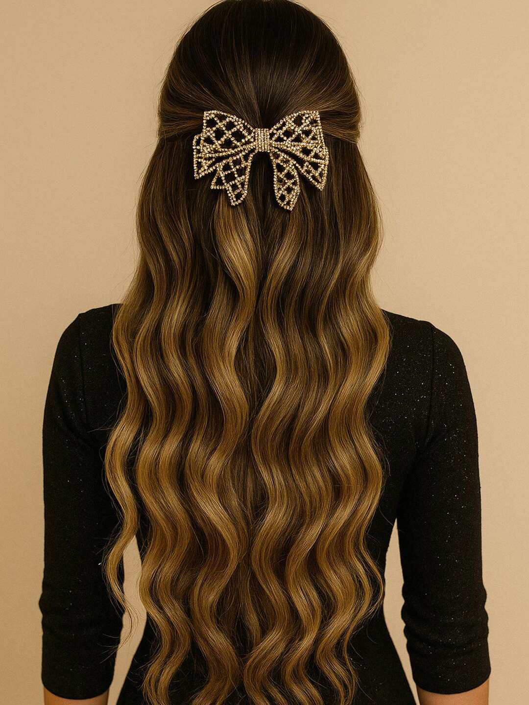 Haute Handles Women Korean Bow Hair Claw Clip