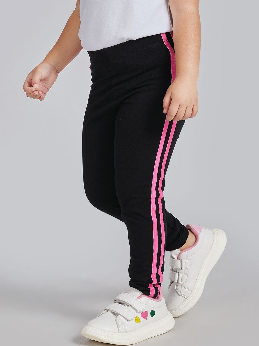 Hopscotch Girls Side Tape Details Leggings