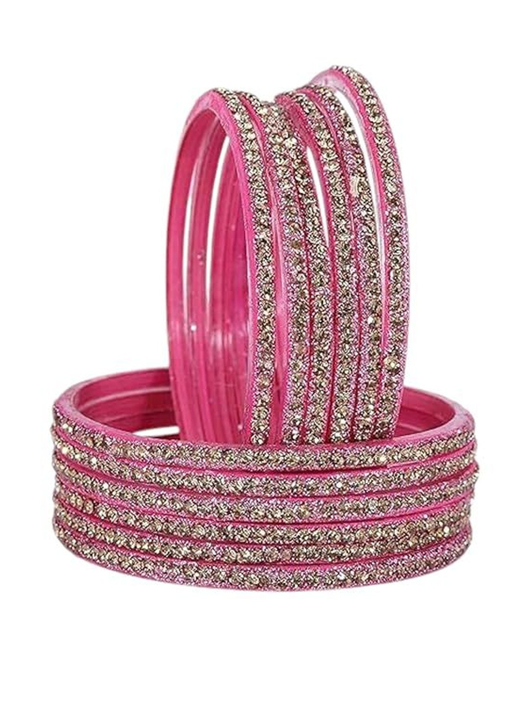 Yaara fashion Set Of 12 Zircon Studded Bangles