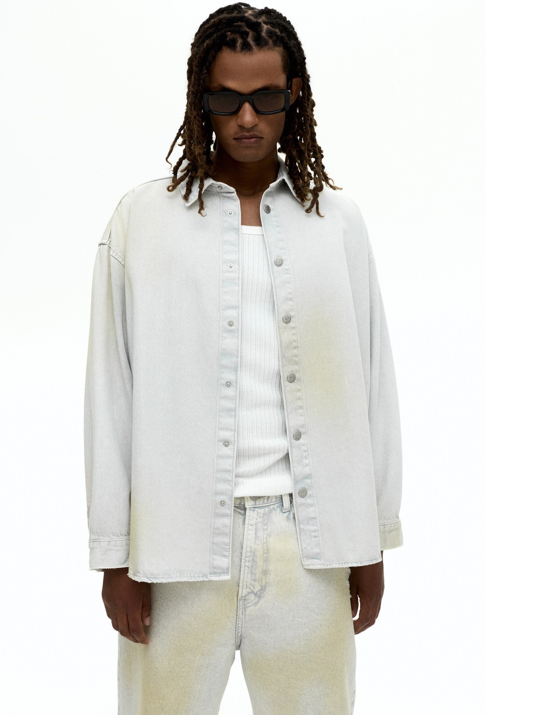 H&M Oversized Fit Denim Shirt