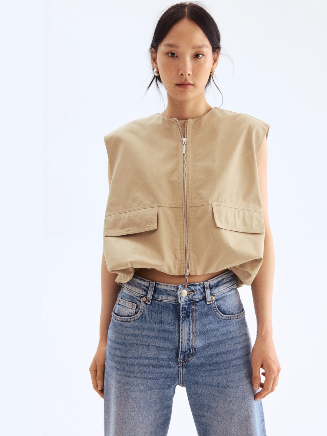 H&M Bubble-Hem Gilet