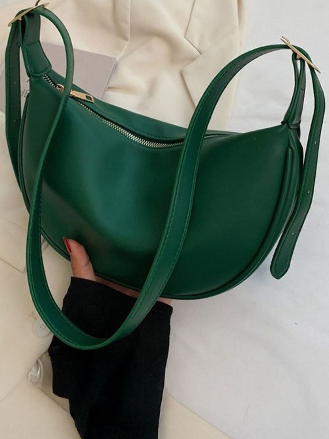 CORSICA Green Swagger Hobo Bag