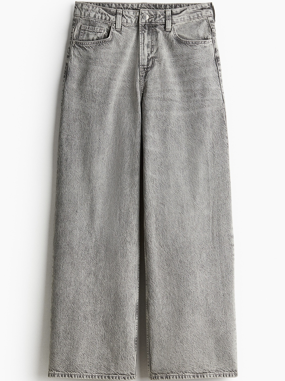 H&M Women Pure Cotton Baggy Regular Jeans