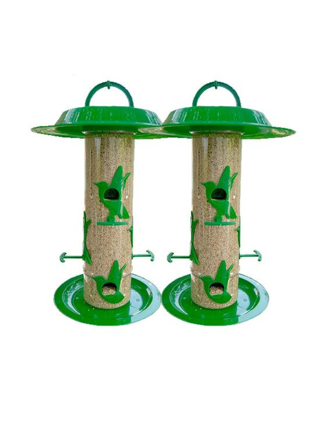 AMIJIVDAYA Green Food Feeder Bird House