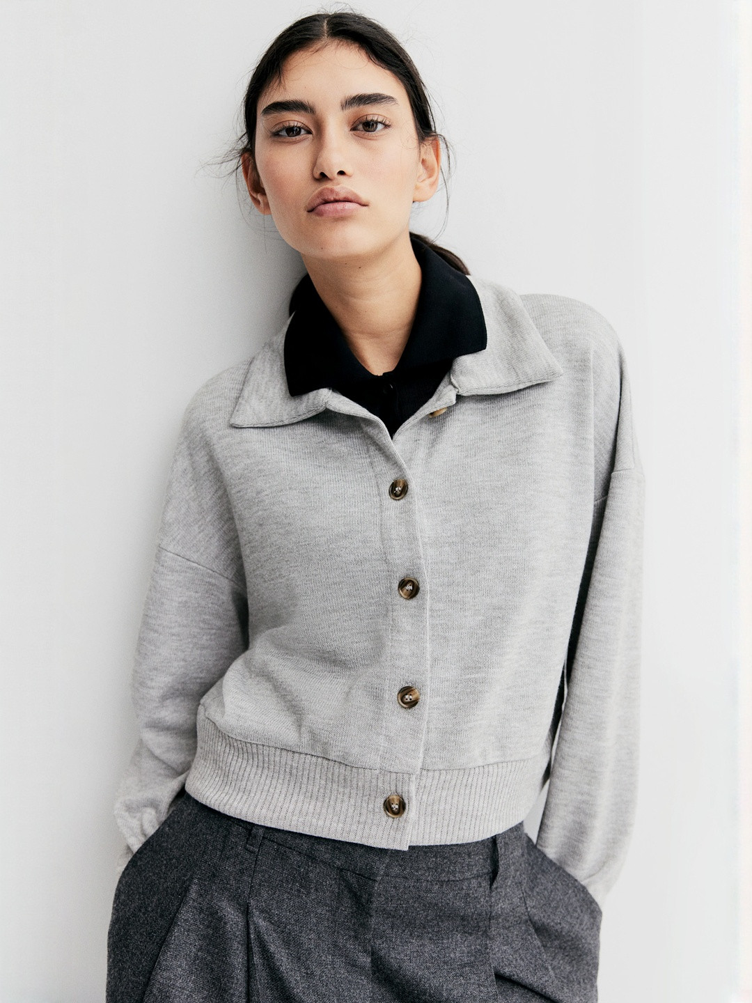 H&M Collared Cardigan
