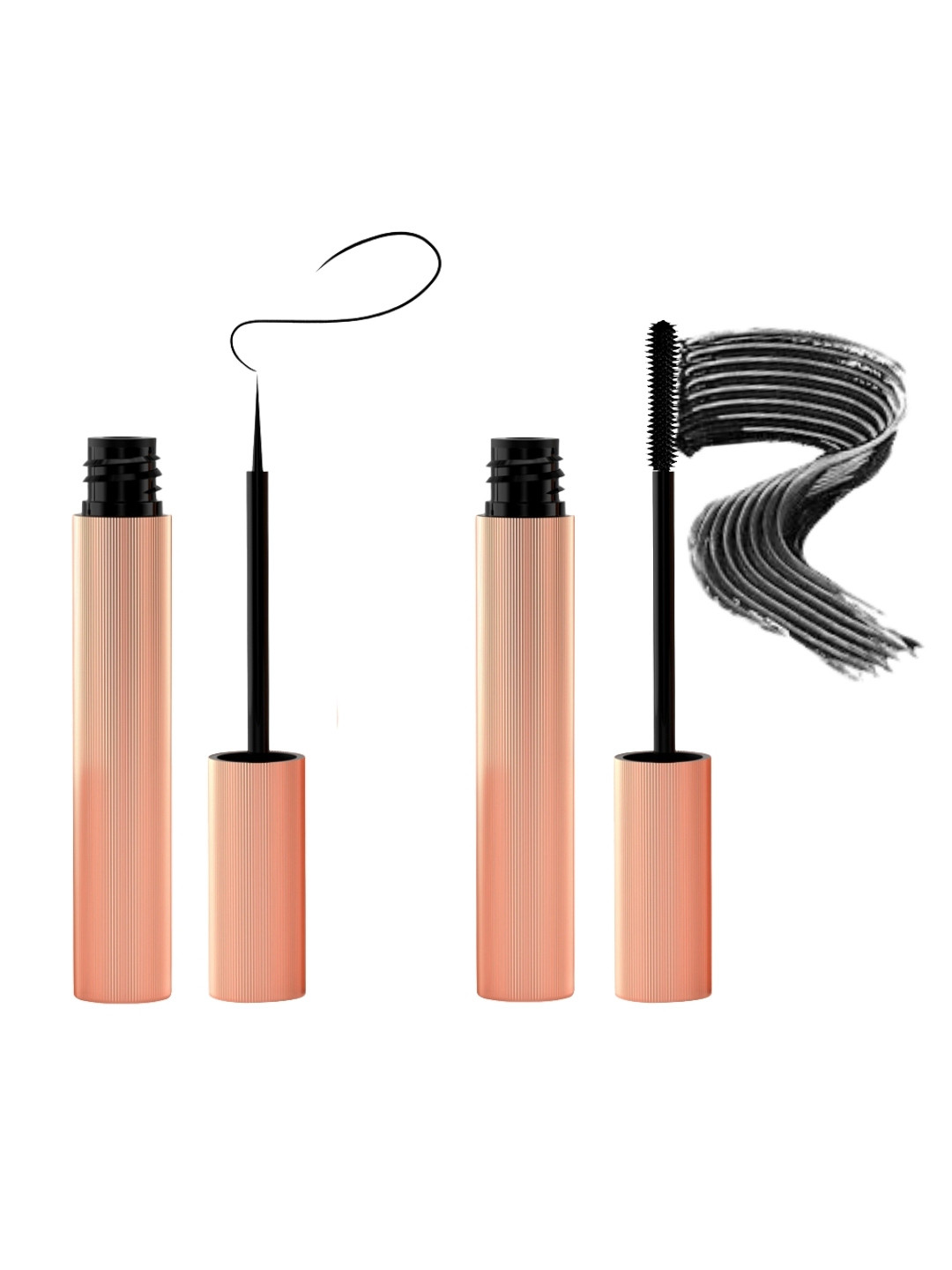Maliao Set Of 2 Liquid Eyeliner- 7 ml & Mascara- 3 ml