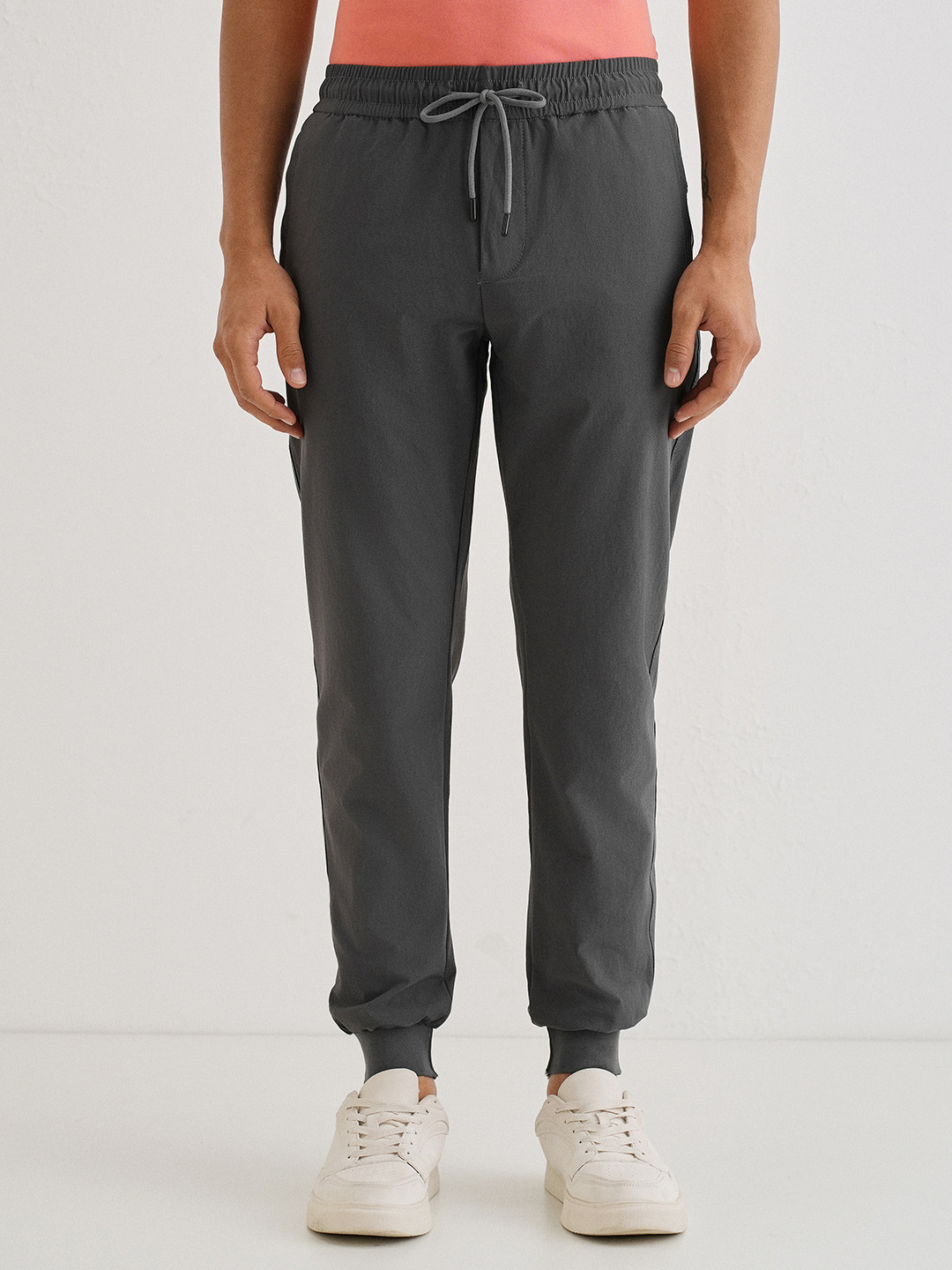Banana Club Men Relaxed Jack Gray Joggers Trousers