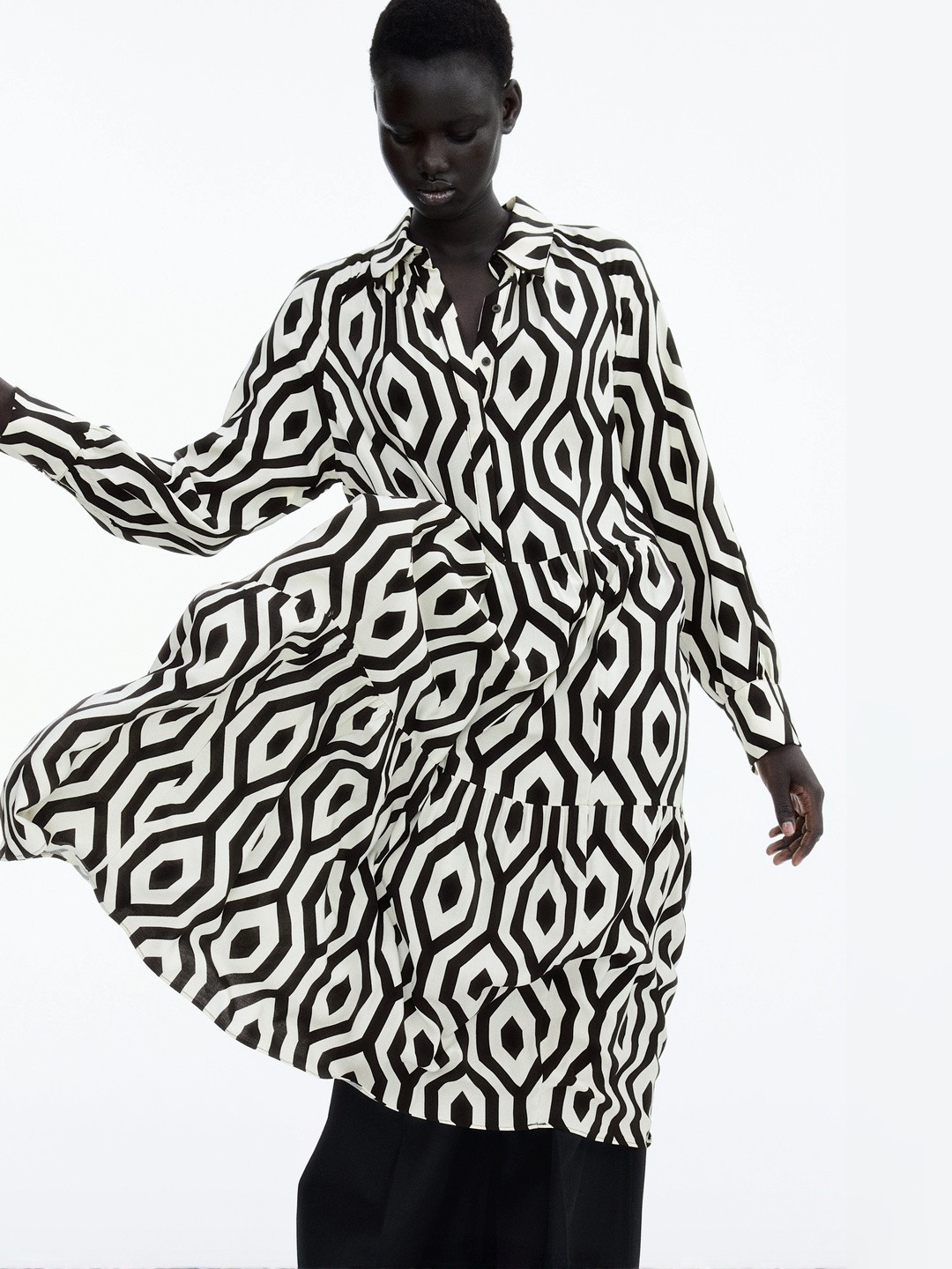 H&M Viscose Shirt Dress