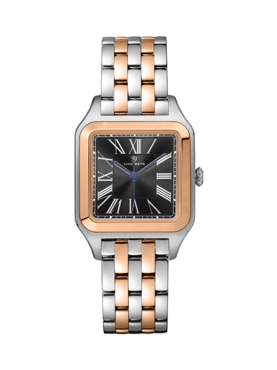 SANSIMAYO Tredo Men Bracelet Style Straps Analogue Watch SM-M-198-TTSRG-SRG-B