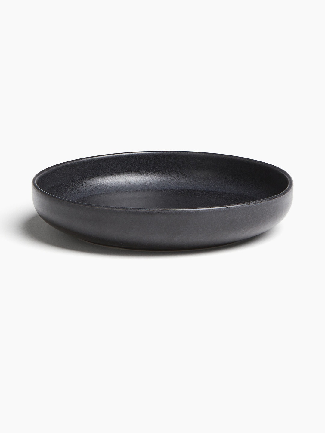H&M Grey Deep Stoneware Plate