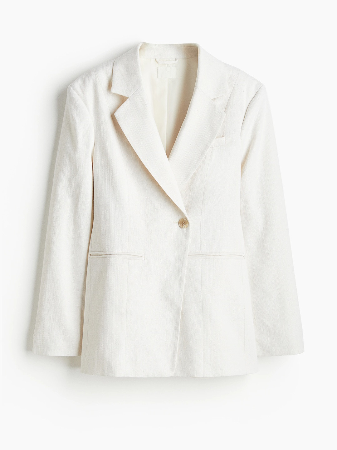 H&M Notched Lapel Single Breasted Blazers