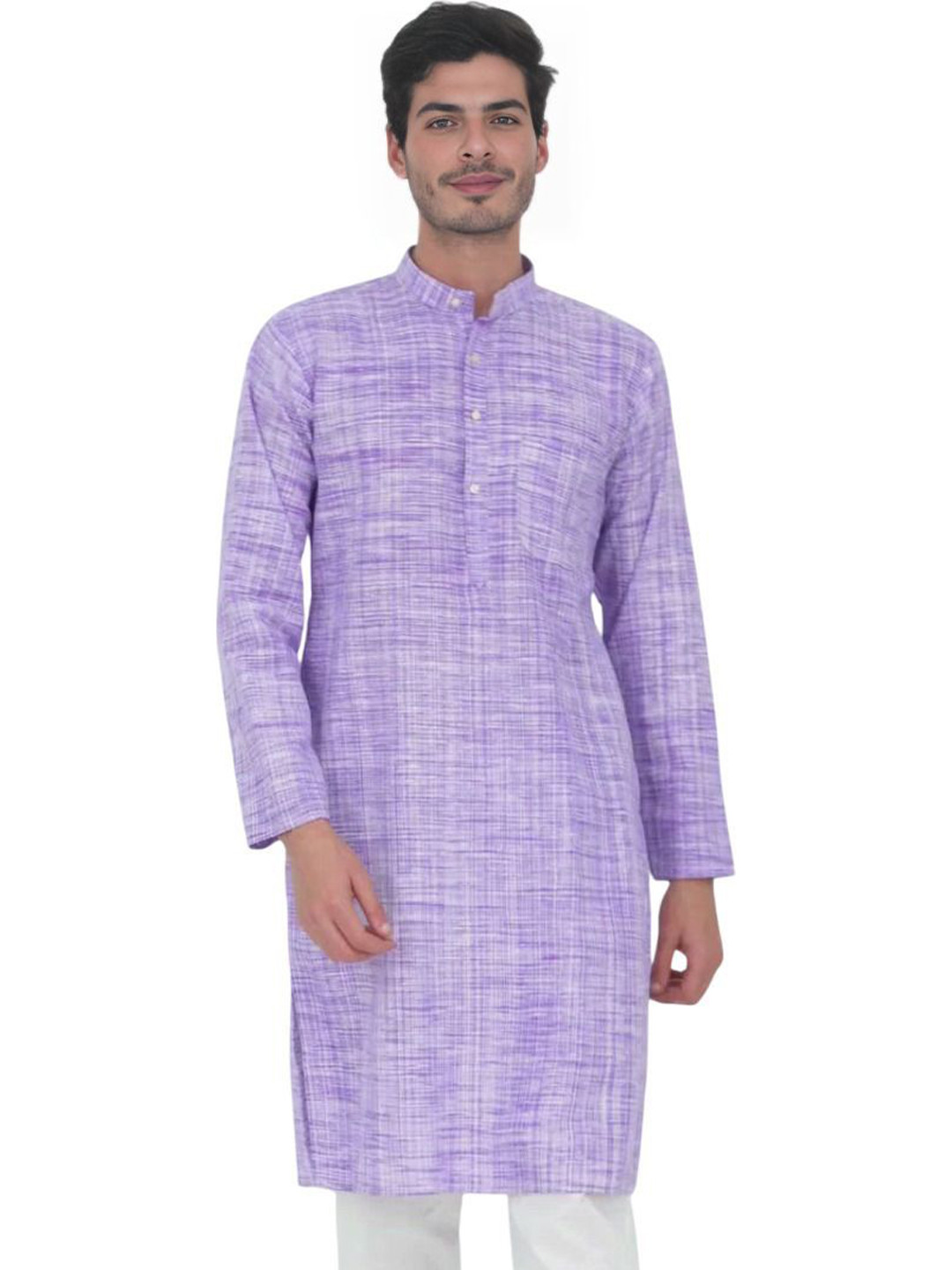 Aaryavar Men Striped Festive Straight Kurta