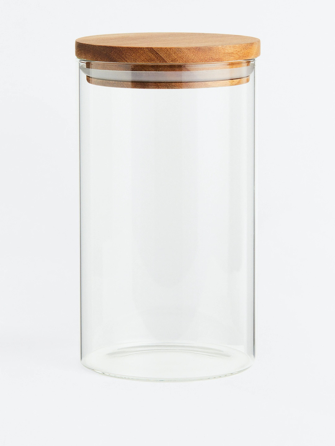 H&M Transparent Glass 4 Piece Clip-On Jar