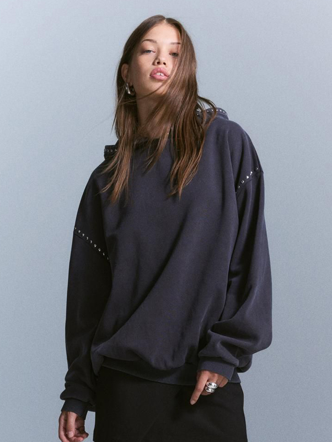 Bershka Hooded Sweatshirt