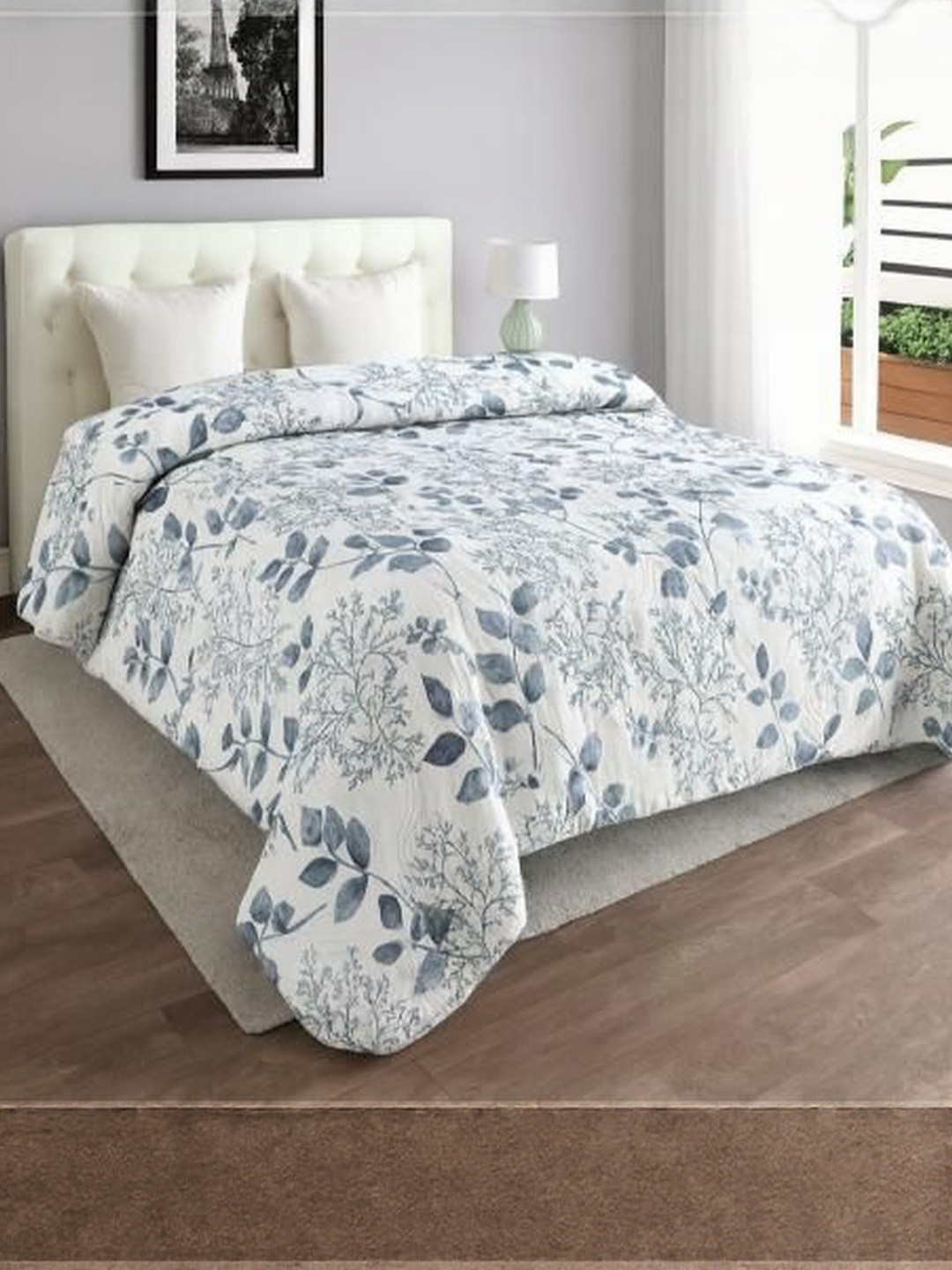 Dollar Multicoloured Polyester Floral AC Room 120 GSM Double Bed Comforter