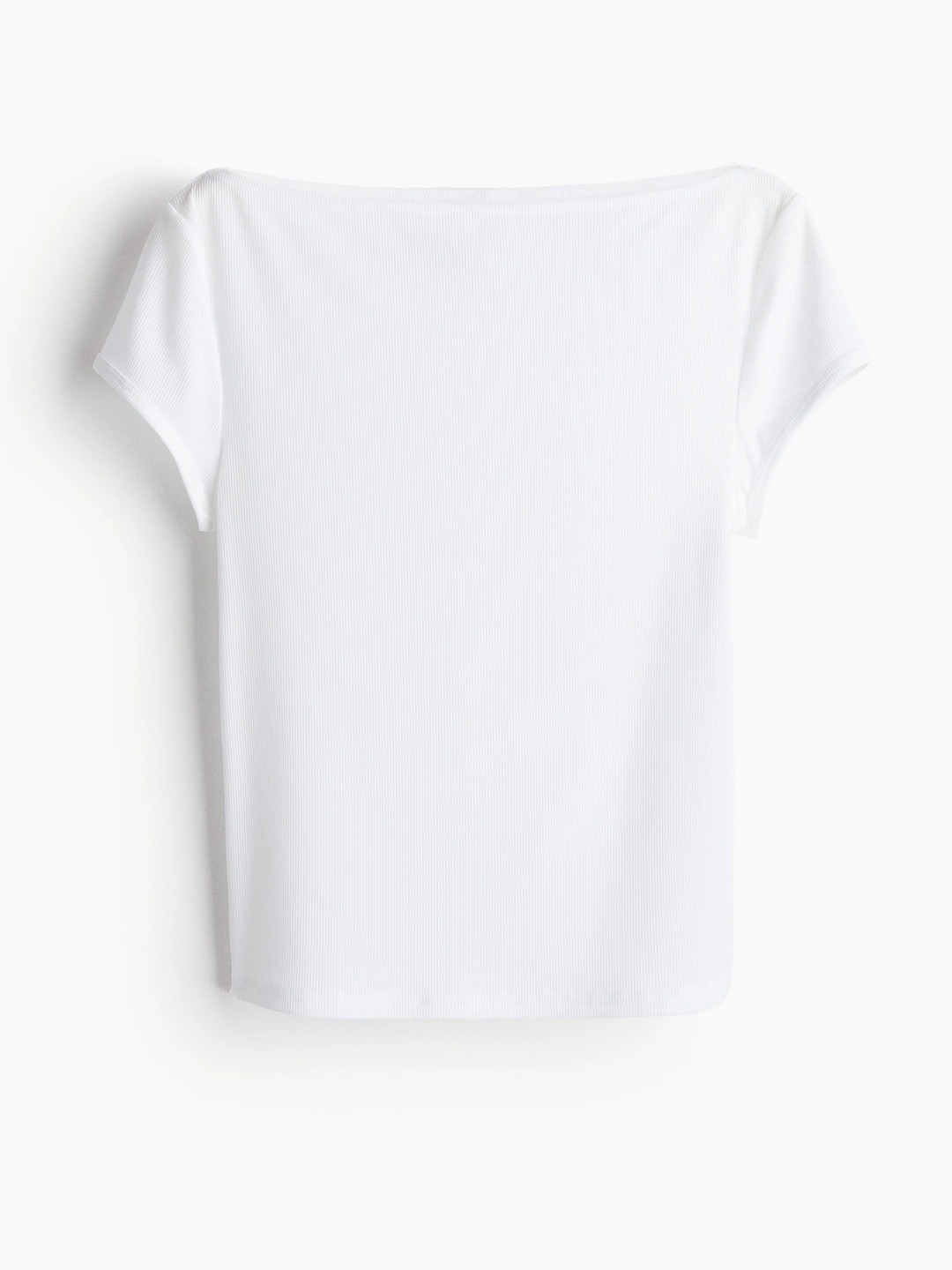 H&M Sheer Ribbed T-Shirt