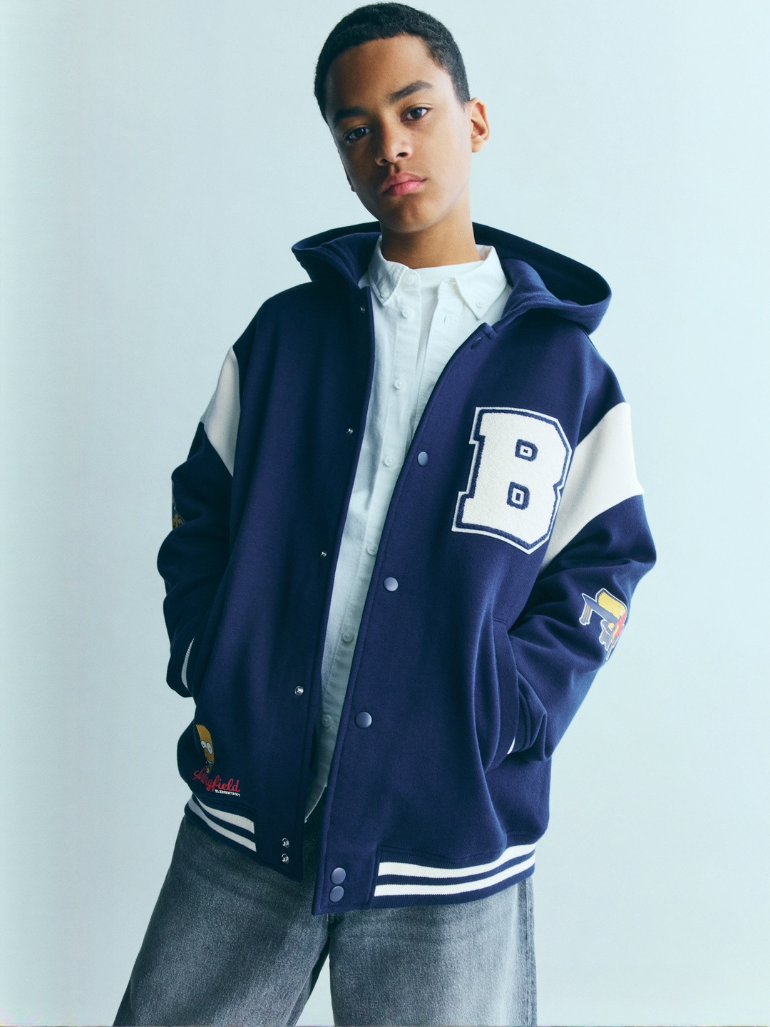 H&M Sweatshirt Baseball Jacket