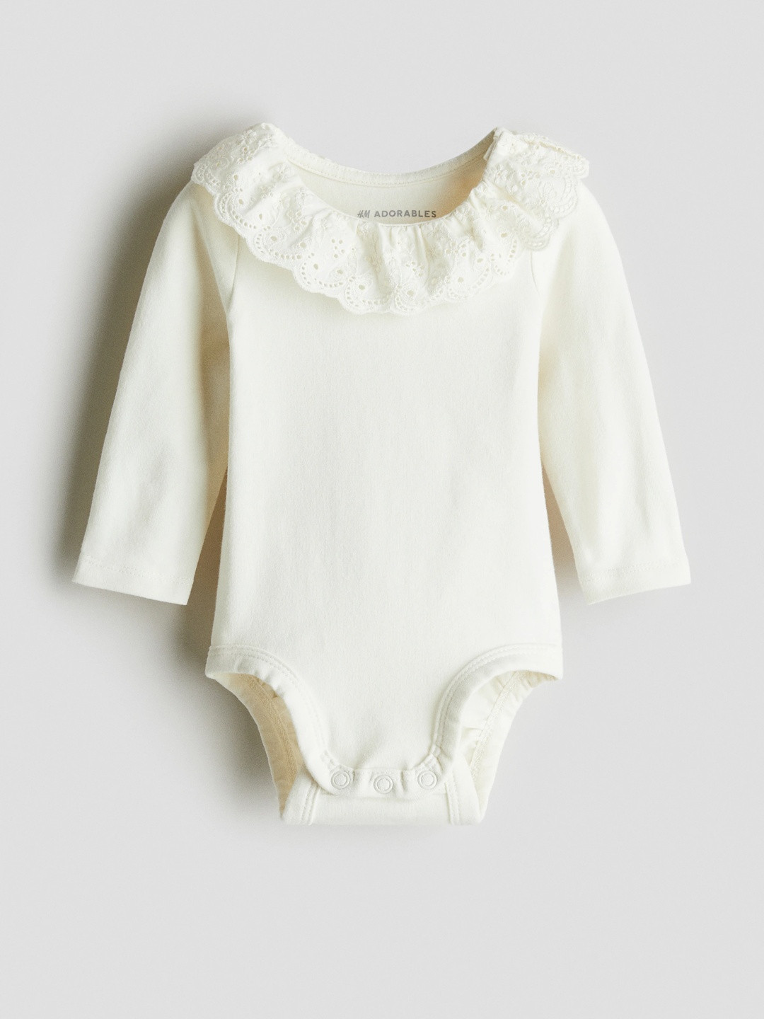 H&M Frilled-Collar Bodysuit